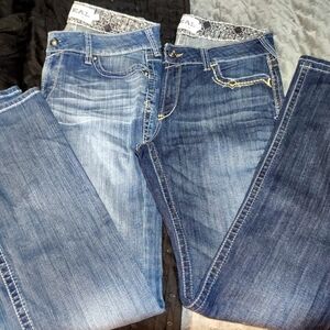 Ladies Ariat Jeans/ Size 31 Light color & Size 32 dark pair